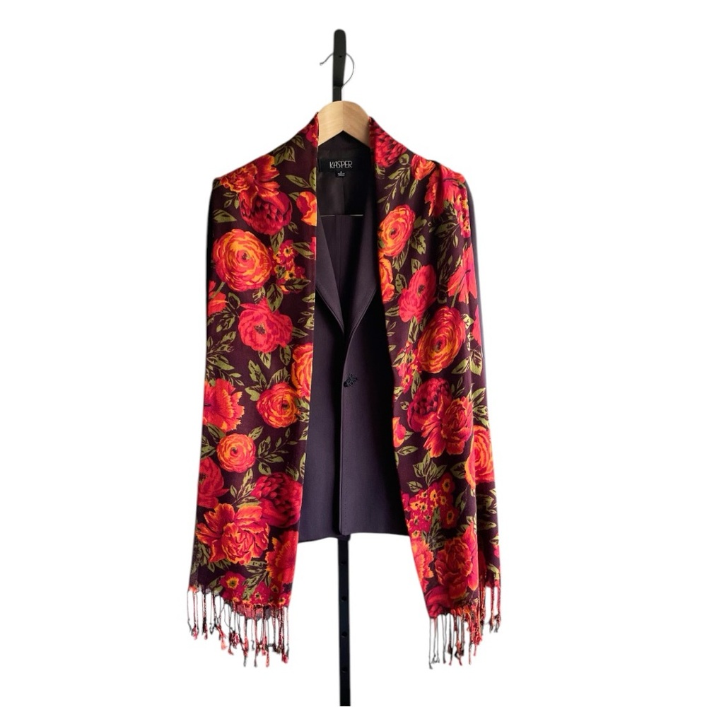 Issac Mizrahi Floral Scarf